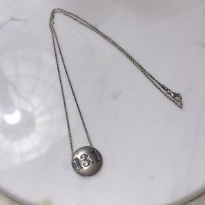 1/2 Marathon Sterling Pendant Necklace